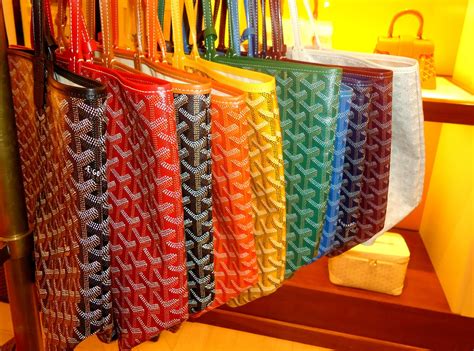 goyard tote bag color|most popular goyard bag colors.